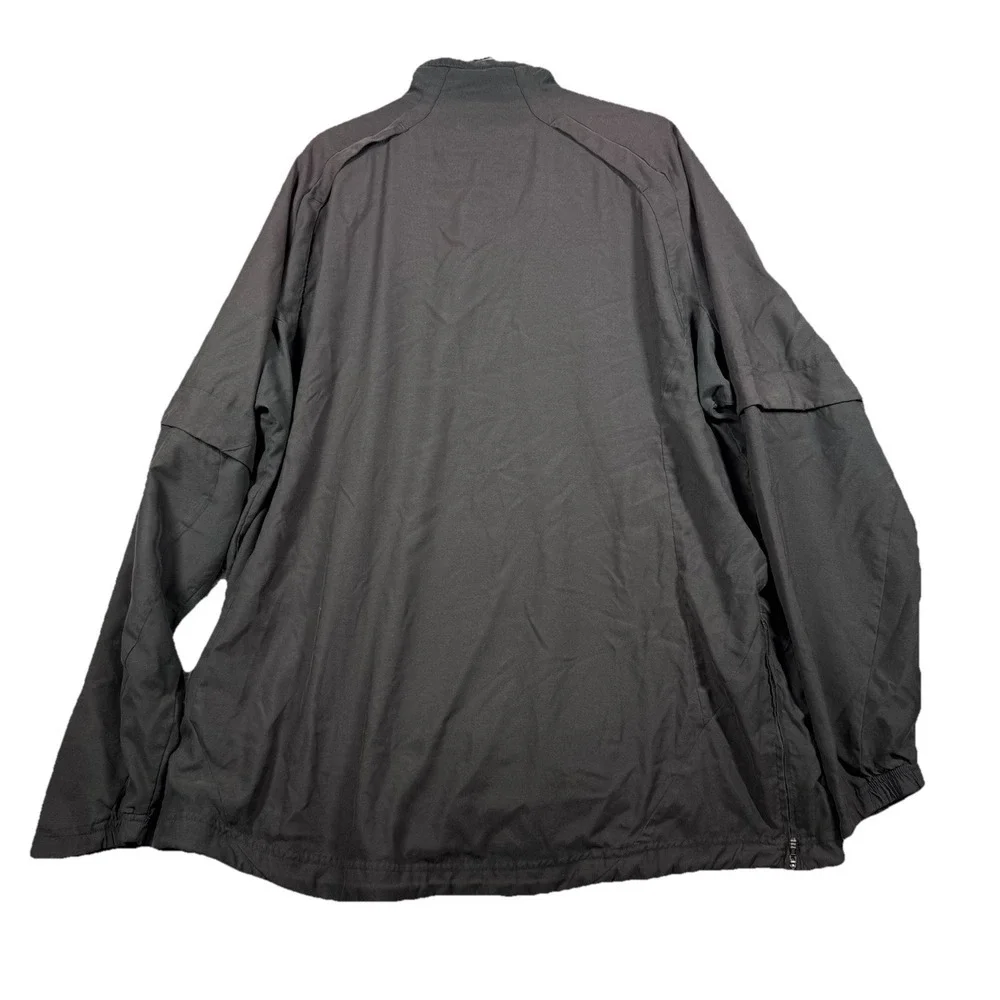 Adidas Logo Embroidered 1/4 Zip Pullover Team‎ Performance Jacket SZ 2XL